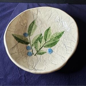 Handmade Decorative Trinket Dish Mill Brook Kiln Vermont Catherine Beliveau